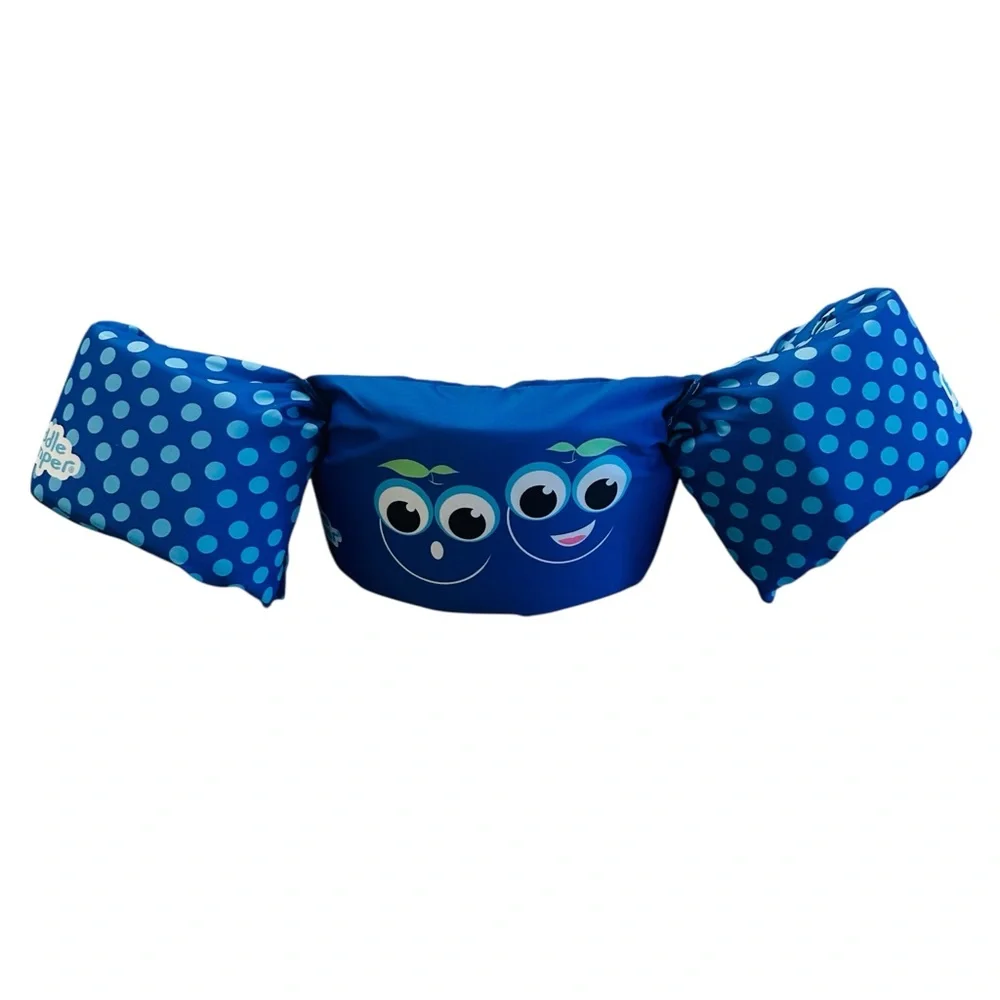 Carter's Swim Set Sea Print Shorts,Puddle Jumper, Sandals. Boys 3t 4t Shoes 7/8 - Picture 7 of 9